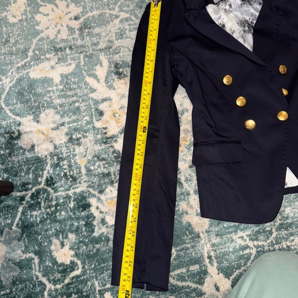 H&M Blue Double-Breasted Blazer - Picture 7 of 7